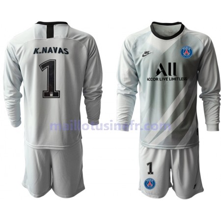 Maillot de Foot Paris Saint-Germain K NAVAS 1 I Gardien 2019-20 Manches Longues - Enfant